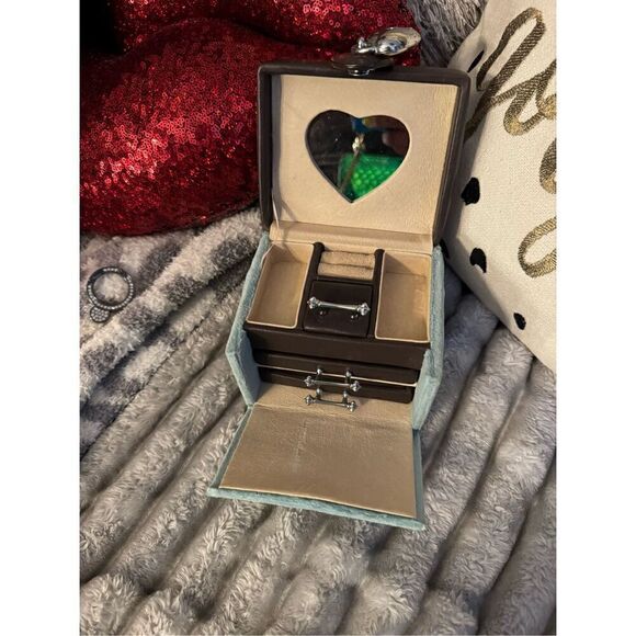 Juicy Couture vintage y2k velour square Jewelry Box bag pouch Case & Storage - Picture 9 of 10